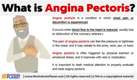 What Is Angina Pectoris