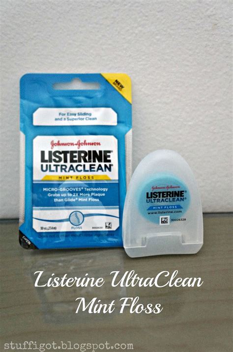 Crafty And Wanderfull Life: Listerine UltraClean Mint Floss Review