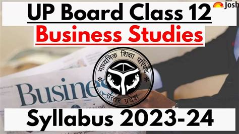 Up Board Class 12 Business Studies Syllabus 2023 24 Download Up Board