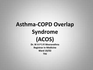 Asthma Copd Overlap Syndrome Acos An Update Ppt