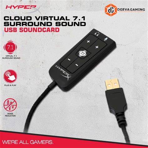 Tai Nghe Hyperx Soundcard Cloud