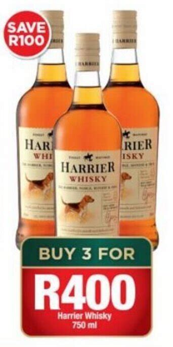 Harrier Whisky 3 X 750ml Offer At Ok Liquor