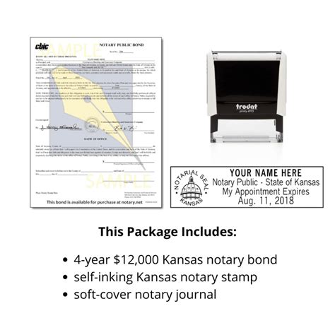 Kansas Notary Supplies Package Notary Net