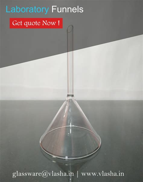 Glass Funnels Laboratory Equipments