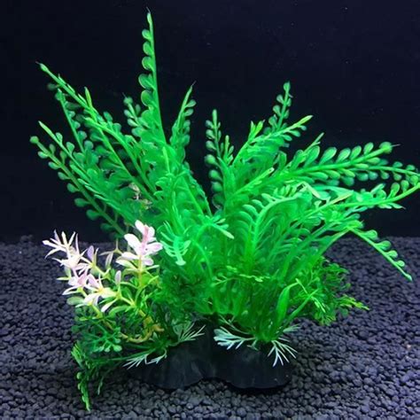 Plante D Aquarium A Cm Plantes D Coratives Artificielles Pour