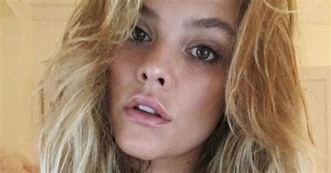 Victoria S Secret Vixen Nina Agdal Goes Nude In Sizzling Peepshow Daily Star