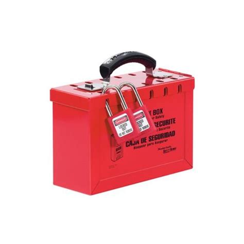 Master Lock Group Lock Out Box Red 498a Lockout Tagout Shop