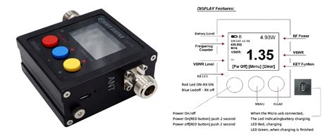 Mcbazel Surecom Sw Num Rique Uhf Vhf Mhz Power Swr M Tre