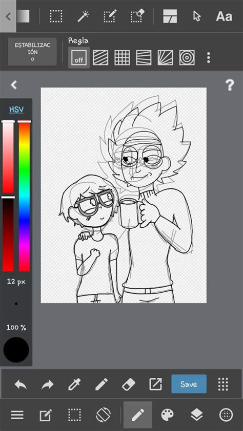 Fan Nart Rick Y Morty Con Lentes Rick Y Morty Amino