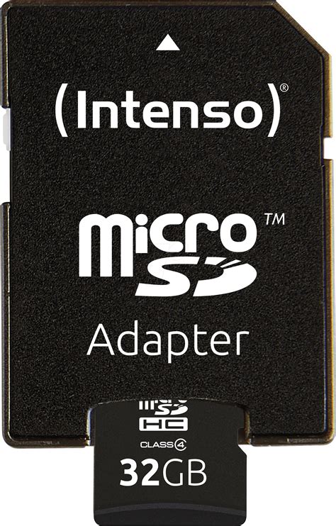 INTENSO MSDHC32G: MicroSDHC card, 32 GB, Intenso at reichelt elektronik