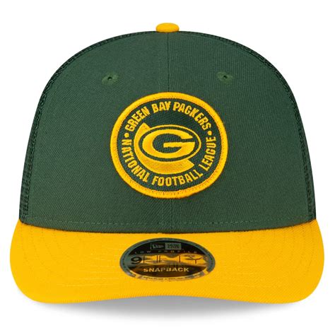 Green Bay Packers 2023 Sideline Low Profile 9fifty Snapback Hat Jrs