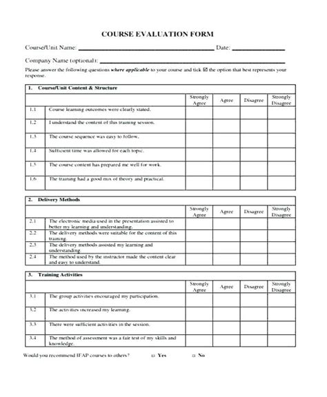 Training Evaluation Report Template 4 Templates Example Templates