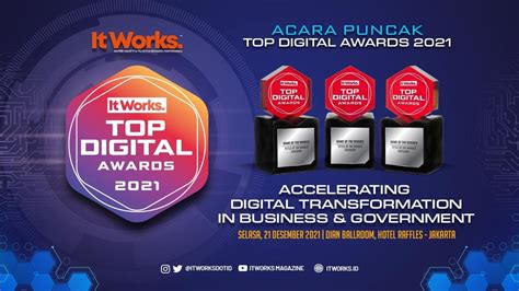 Acara Puncak Penghargaan Top Digital Awards 2021 Sesi 1 Youtube