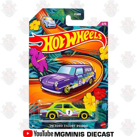 Hot Wheels Ford Escort Rs Verde Páscoa MgMinis Diecast
