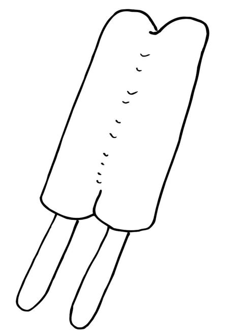 Printable Popsicle Coloring Pages Coloring Cool