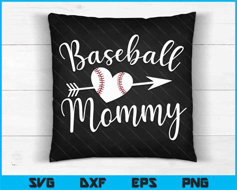 Baseball Mommy Svg Png Digital Cutting Files Creativeusarts