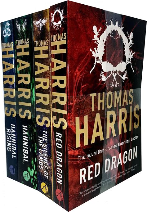 Hannibal Lecter Series Collection 4 Books Set By Thomas Harris Red