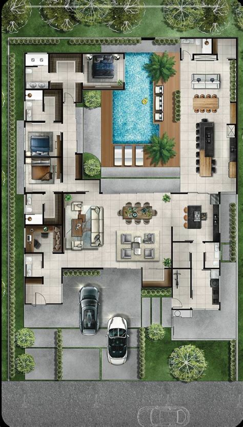 4 Bedroom Two Story Contemporary Home Floor Plan Artofit