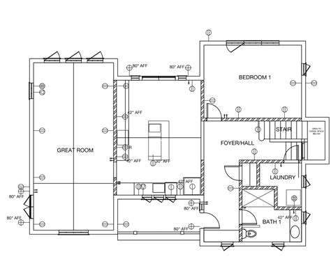 Electrical Floor Plan Example - floorplans.click