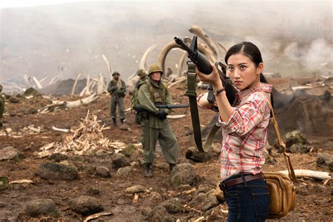 Kong Skull Island Jing Tian In Action 4k Ultra Hd Wallpaper