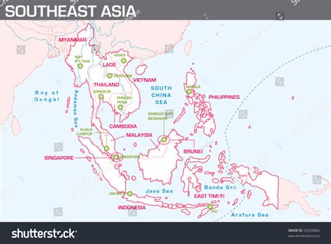 Southeast Asia Travel Map