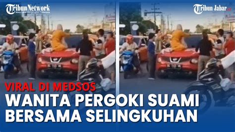 Viral Detik Detik Wanita Pergoki Suaminya Yang Oknum Polisi Bersama