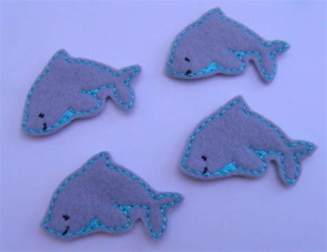 Dolphin Applique Set By Missalyssajo On Etsy