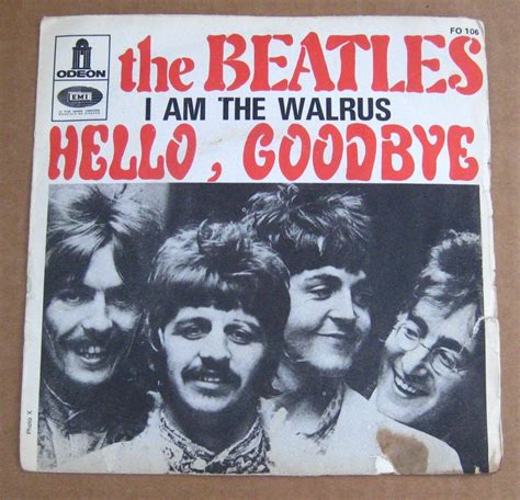 Popsike The Beatles Hello Goodbye I M The Walrus French