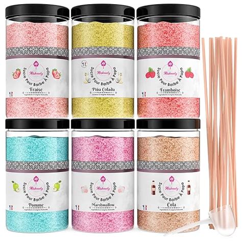 Misskandy Zuckerwatte Zucker Nat Rliche Aromen Und Farbstoffe Set