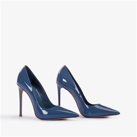 Nile Light Blue Patent Leather Pump Le Silla