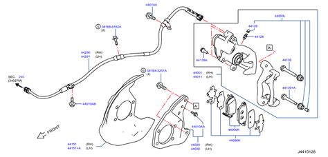 D4120 4ca0a Nissan Seal Kit Disc Brake D41204CA0A Genuine OEM Part For