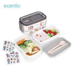 Promo Ecentio 1 6L Lunch Box 2 Layers Kotak Bekal Kotak Makan Bekal 2