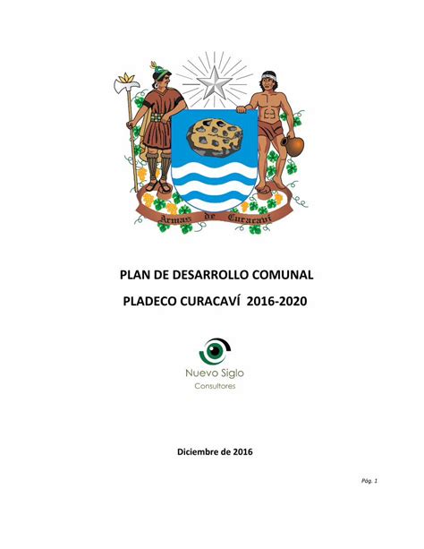 PDF PLAN DE DESARROLLO COMUNAL PLADECO Pág 6 PRESENTACIÓN El