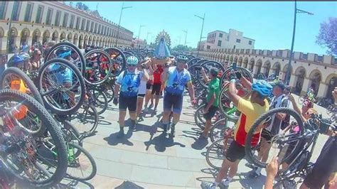 Tercera Peregrinación en bicicleta al Santuario de Luján El Diario de