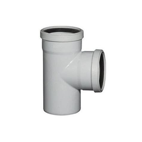 Ajay Pipes SWR Fittings Tee 4 Inch 110 Mm Dia SWR Pipes And