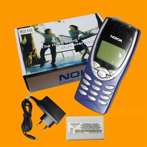 TÉLÉPHONE PORTABLE NOKIA 8210i Sans Blocage SIM Bleu Avec Emballage