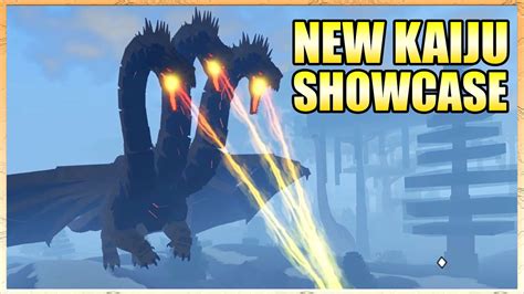 New Kaizer Ghidorah Skin Kaiju Sauroposeidon Showcase Dinosaur