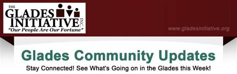 Glades Community Updates May 22 2017