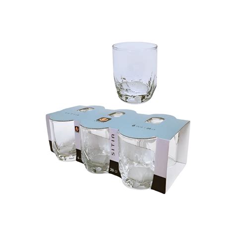 Uniglass300ml Sitia Glasses Set Mega Hardware