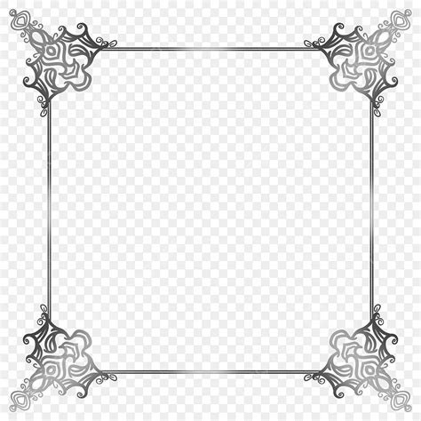 Silver Border Clip Art