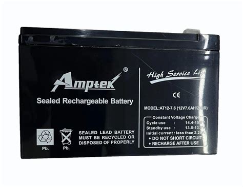 V Amptek Rechargeable Battery Latest Price Dealers Retailers In