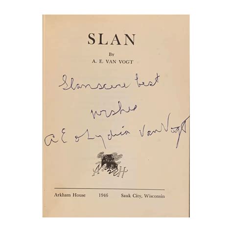 Slan | A. E. van Vogt | First edition of 4000 copies