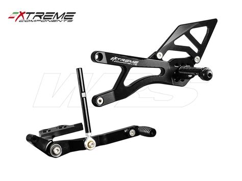 PED GP EVO R6 PEDANE ARRETRATE GP EVO ALLUMINIO EXTREME COMPONENTS