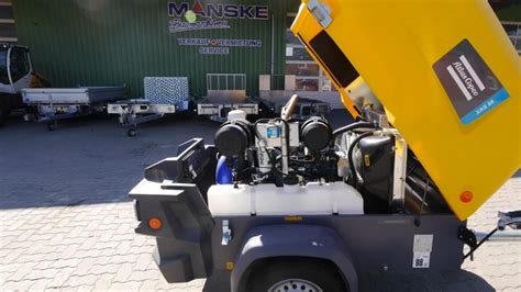 Atlas Copco Kompressor XAS 88 KD Manske Baumaschinen