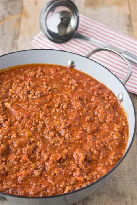 Traditional Bolognese Sauce Culinary Ginger