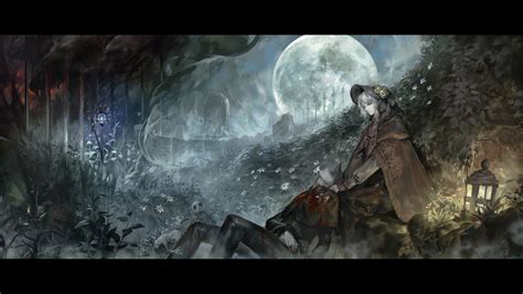 Video Game Bloodborne Hunter Moon Plain Doll Wallpaper Bloodborne Art