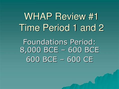 Ppt Whap Review 1 Time Period 1 And 2 Powerpoint Presentation Free