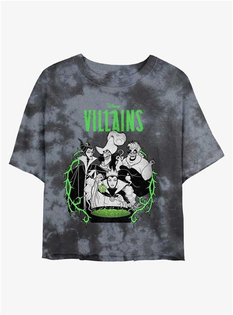 Disney Villains Evil Concoction Tie Dye Girls Crop T Shirt Hot Topic