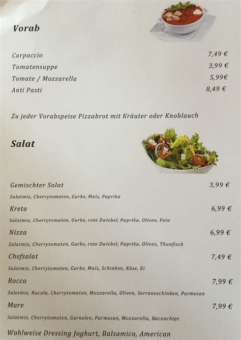 Menu At Piazza Italia Restaurant Limbach Oberfrohna