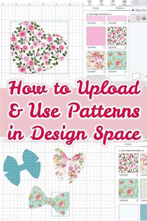 How To Upload And Use Patterns In Cricut Design Space How To Use Pattern Fill In Cricut Design